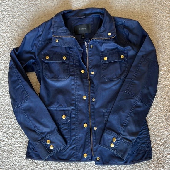 J. Crew Navy Downtown Field Utility Jacket - Picture 1 of 7